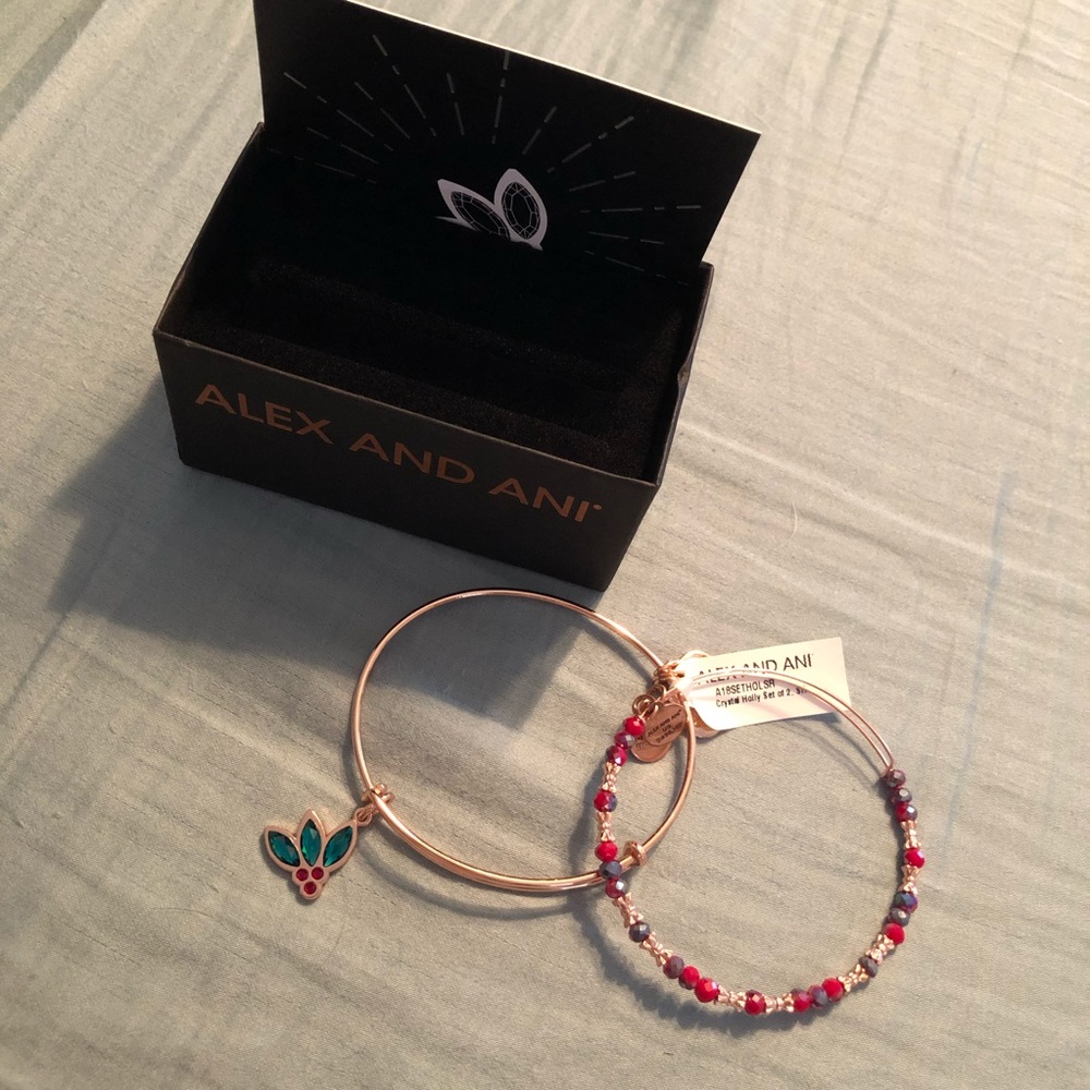 Set of 2 Alex and Ani Bangles